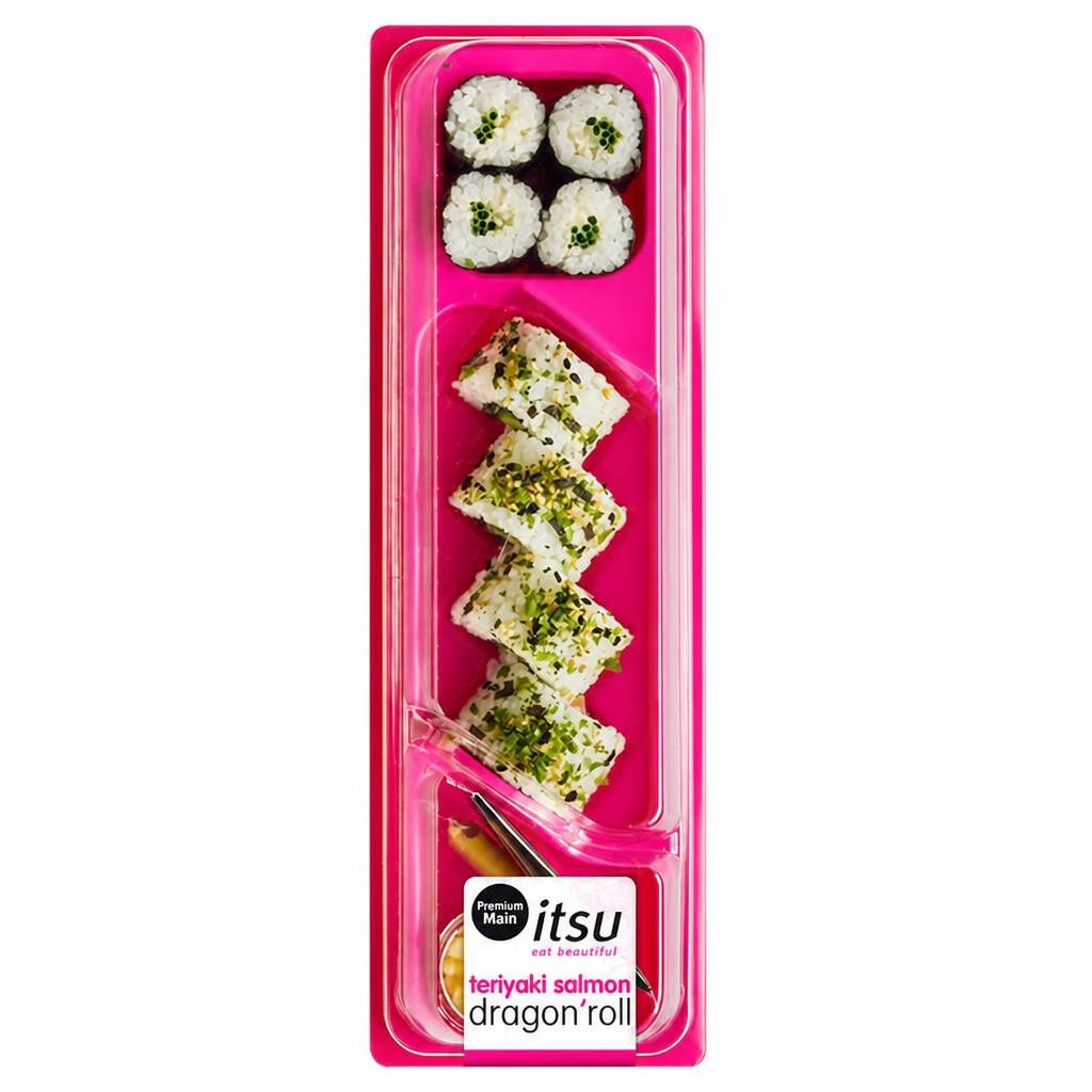 Itsu Teriyaki Salmon Dragon'Roll 184g