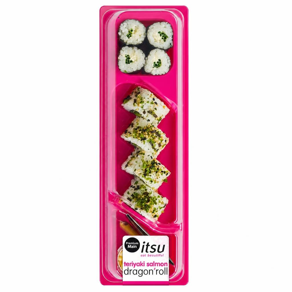 Itsu Teriyaki Salmon Dragon'Roll 184g