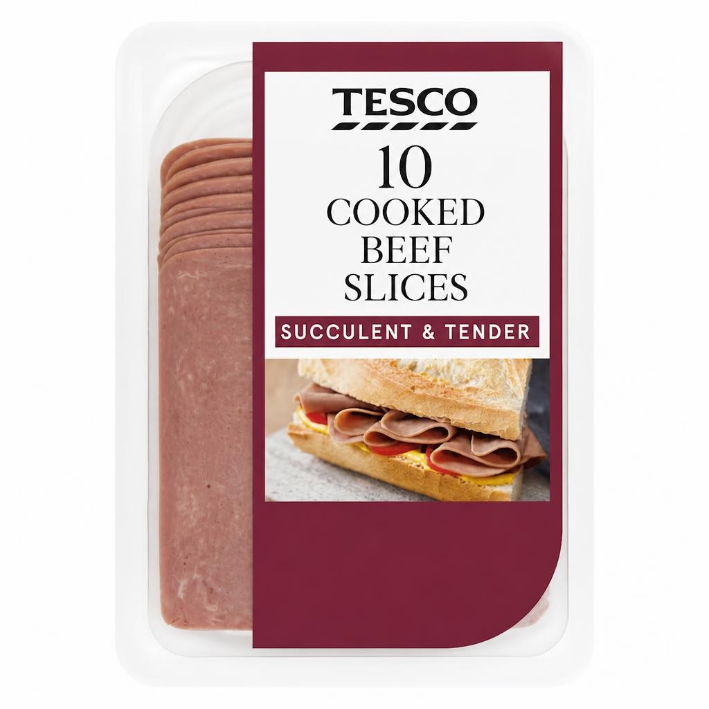 Tesco Cooked Beef Slices 125g