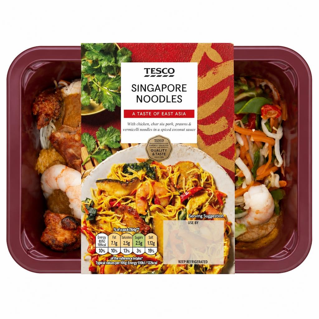 Tesco Singapore Noodles 350G