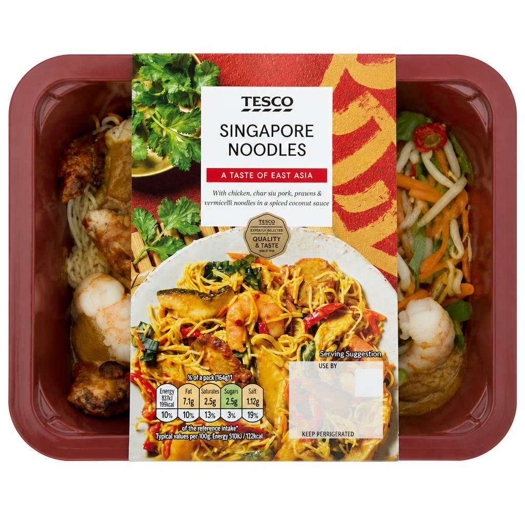 Tesco Singapore Noodles 350G