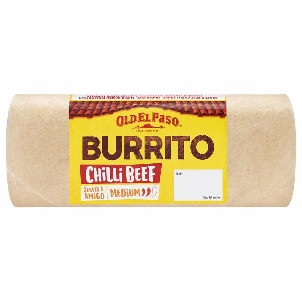 Old El Paso Chilli Beef Burrito 400g
