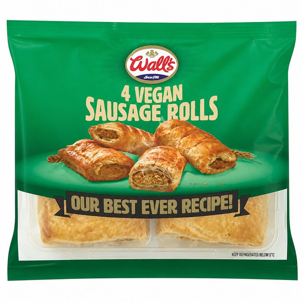 Wall's 4 Vegan Sausage Rolls 220g