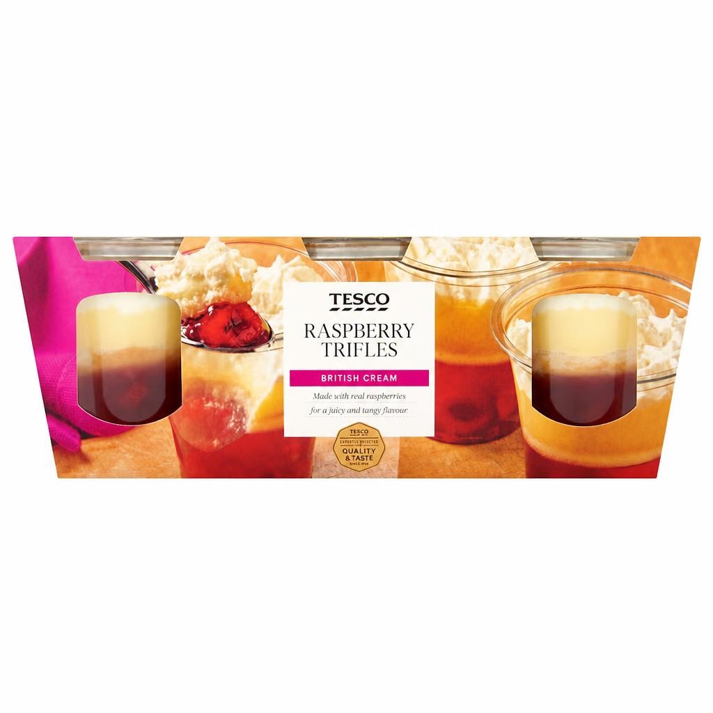 Tesco Raspberry Trifles 3 x 135g 405g