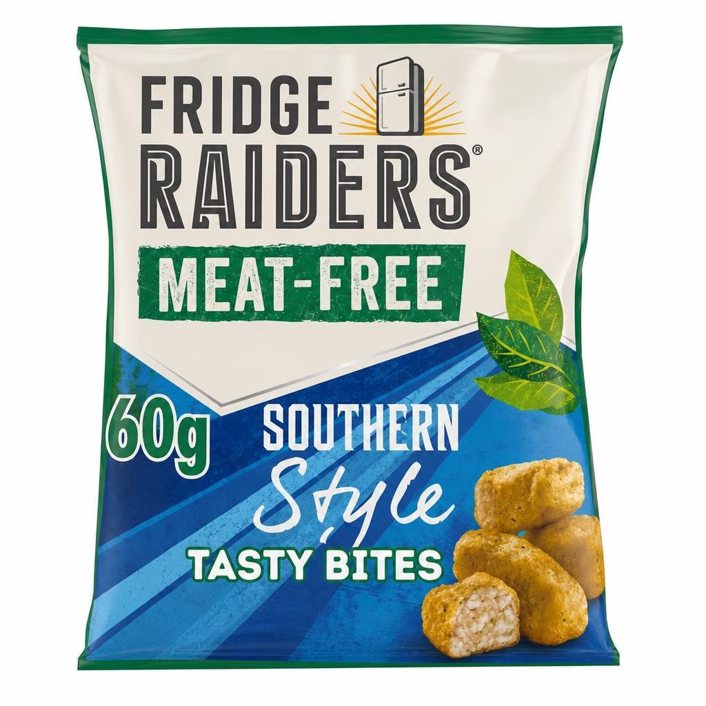 Fridge Raiders Meat-Free Vegan Southern Style Tasty Bites 60g