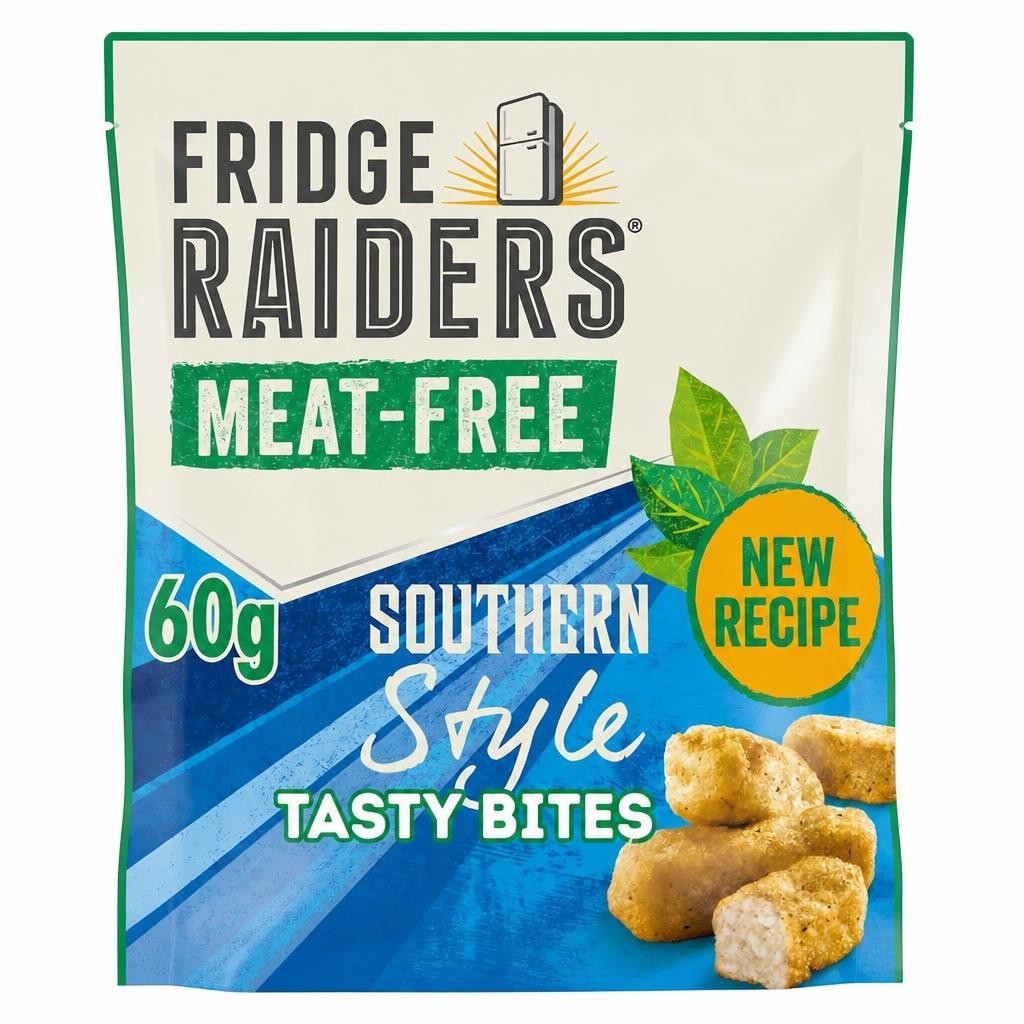 Fridge Raiders Meat-Free Vegan Southern Style Tasty Bites 60g