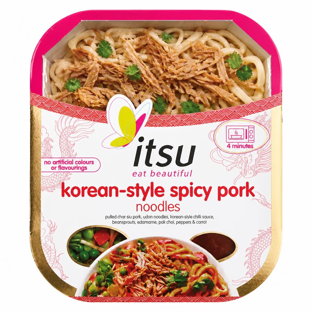 Itsu Korean-Style Spicy Pork Noodles 370g