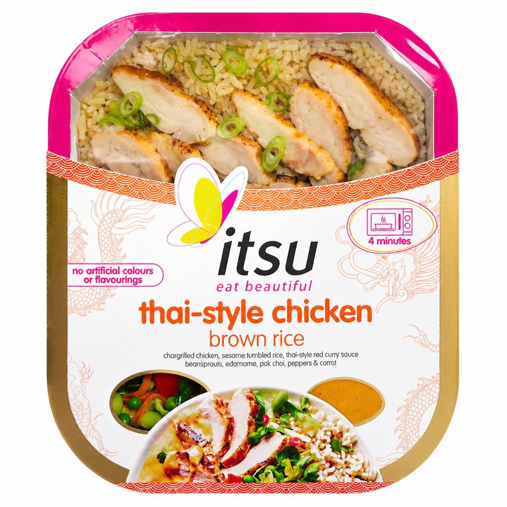 Itsu Thai-Style Chicken Brown Rice 395g
