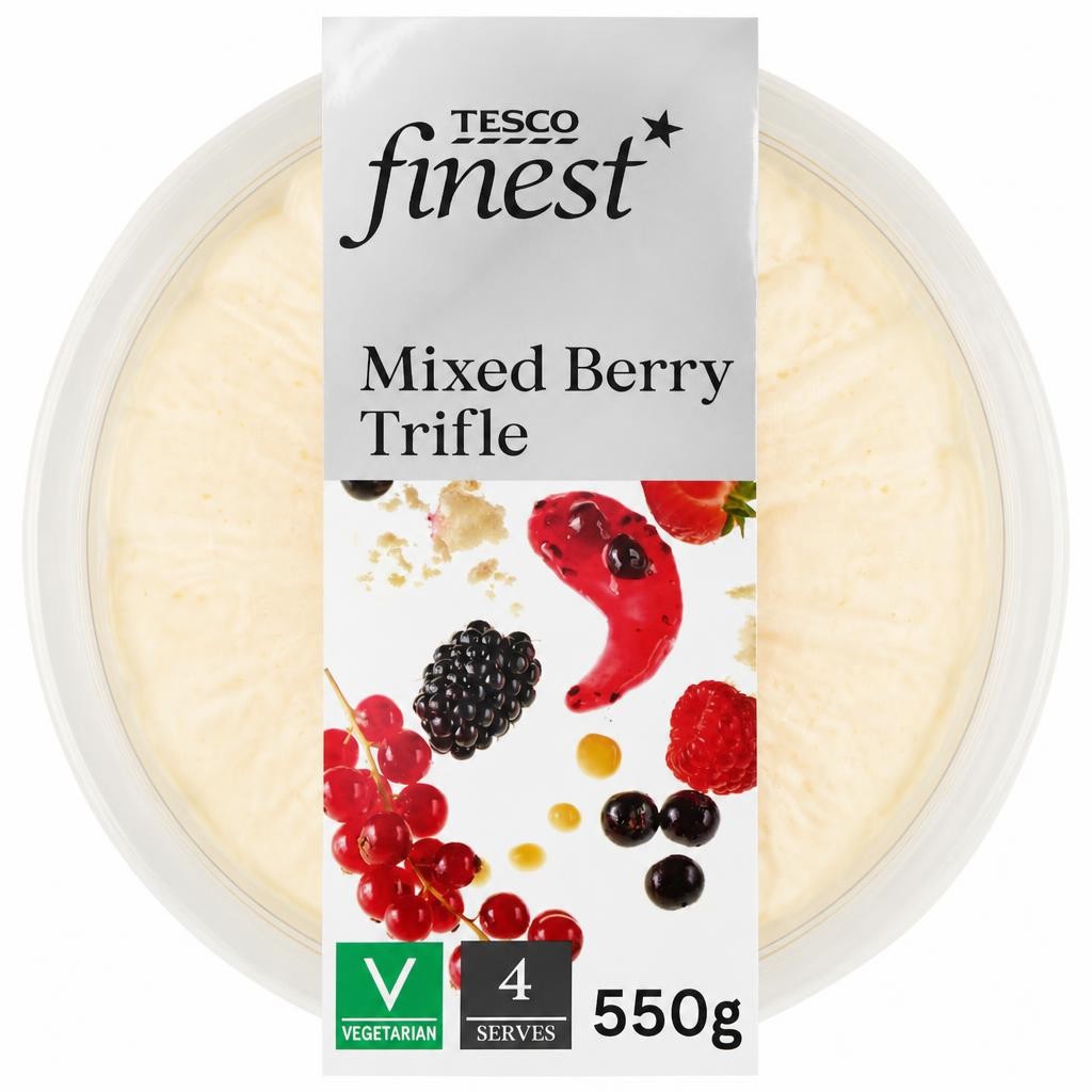 Tesco Finest Mixed Berry Trifle 550g