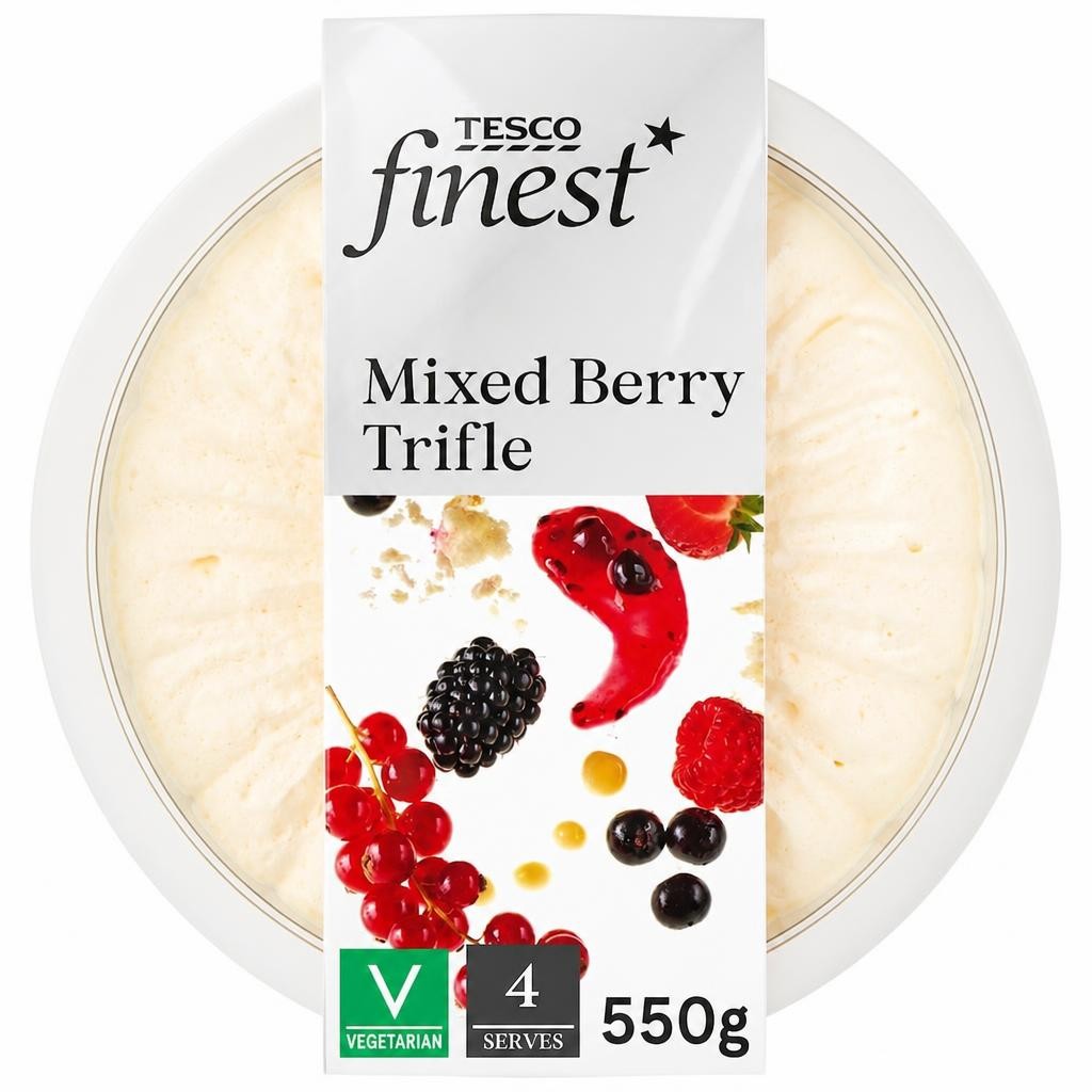 Tesco Finest Mixed Berry Trifle 550g