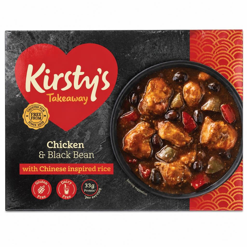 Kirsty's Takeaway Chicken & Black Bean with Chinese inspired Rice 450g