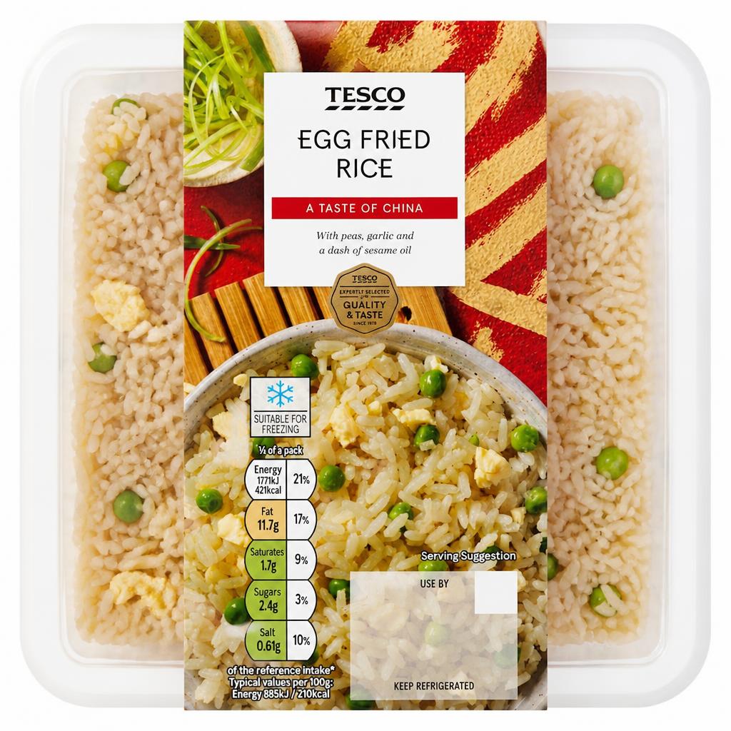 Tesco Egg Fried Rice 400G