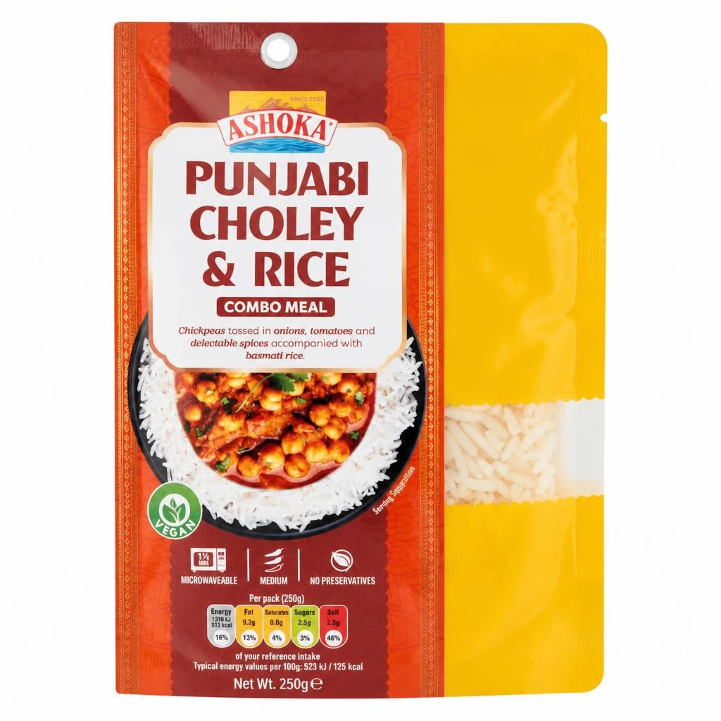 Ashoka Punjabi Choley & Rice 250g