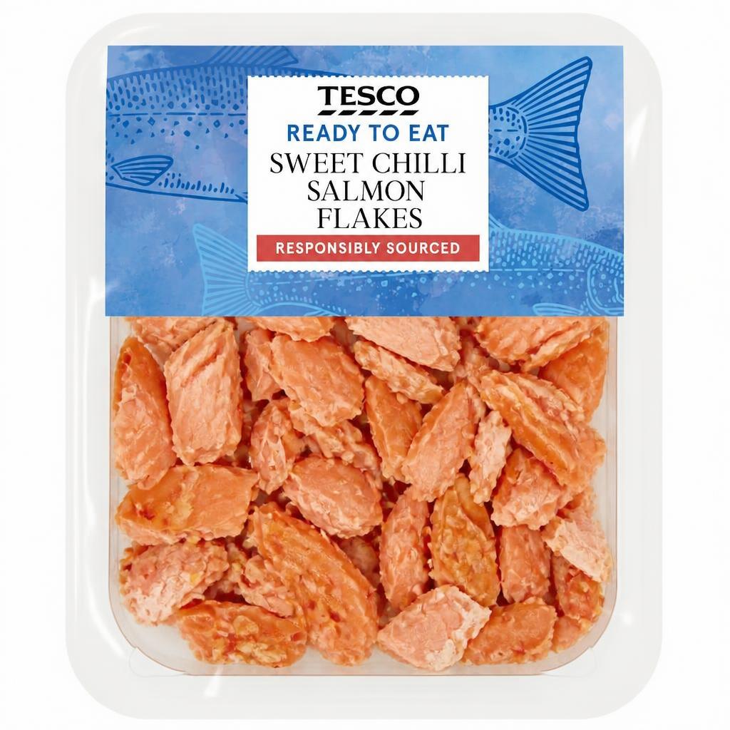 Tesco Sweet Chilli Salmon Flakes 80G