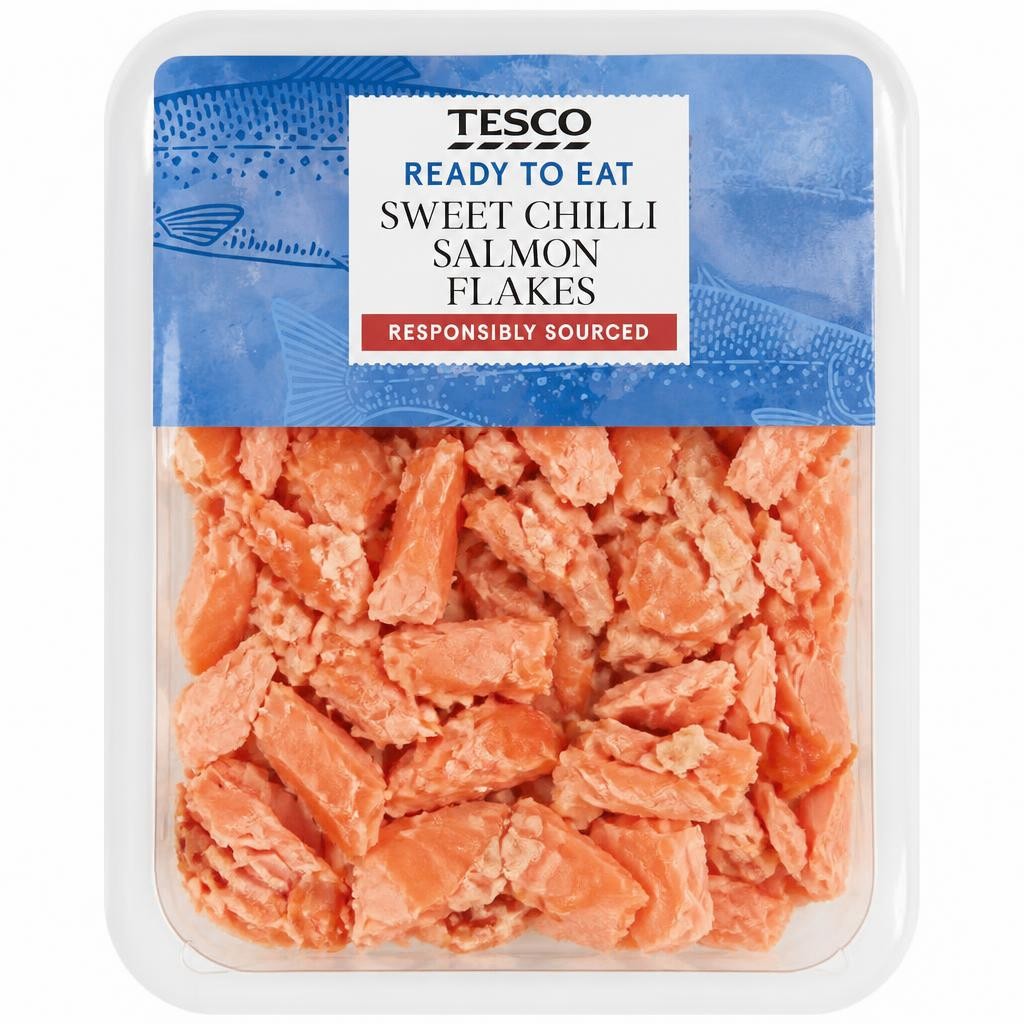 Tesco Sweet Chilli Salmon Flakes 80G
