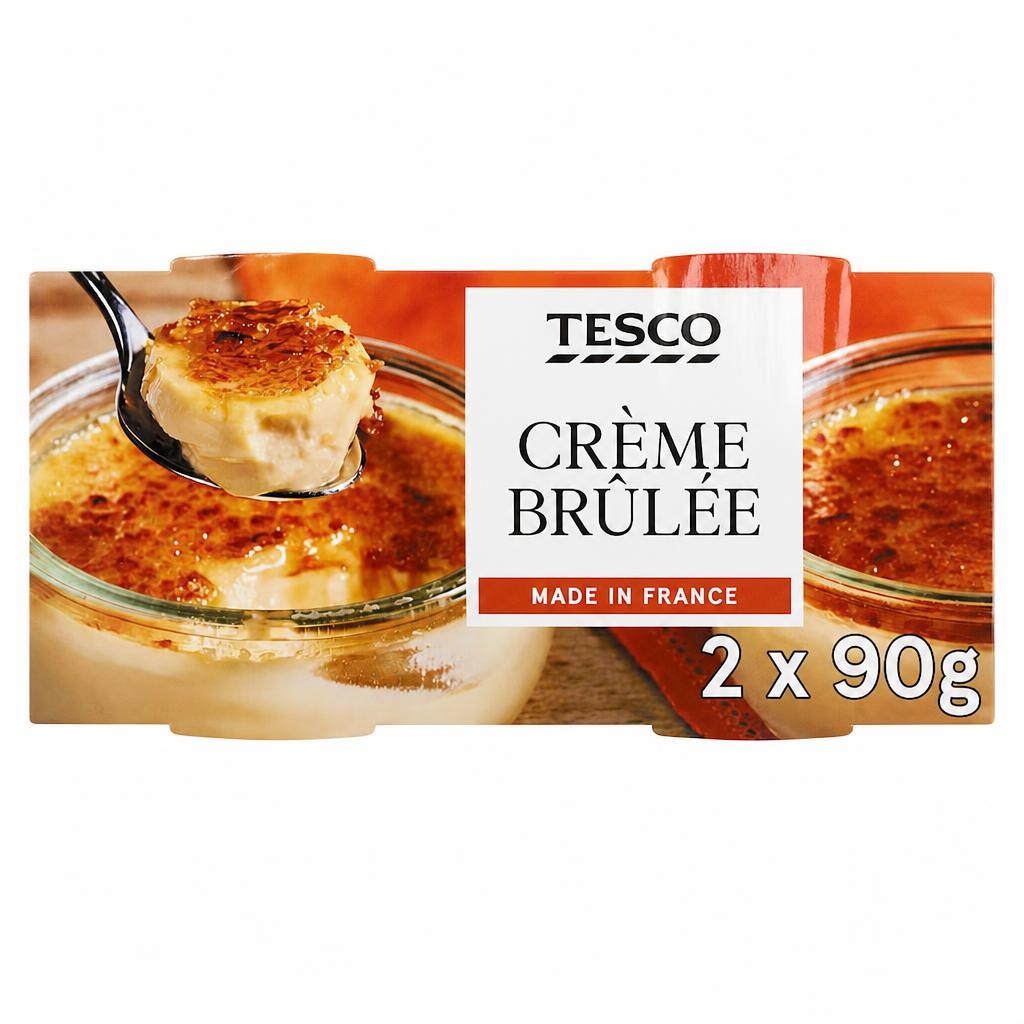 Tesco Creme Brulee 2 Pack 180g