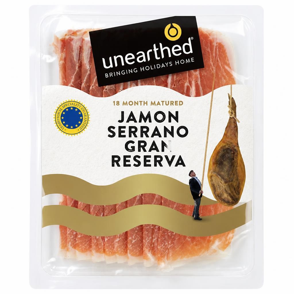 Unearthed Jamon Serrano Gran Reserva Ham 100g