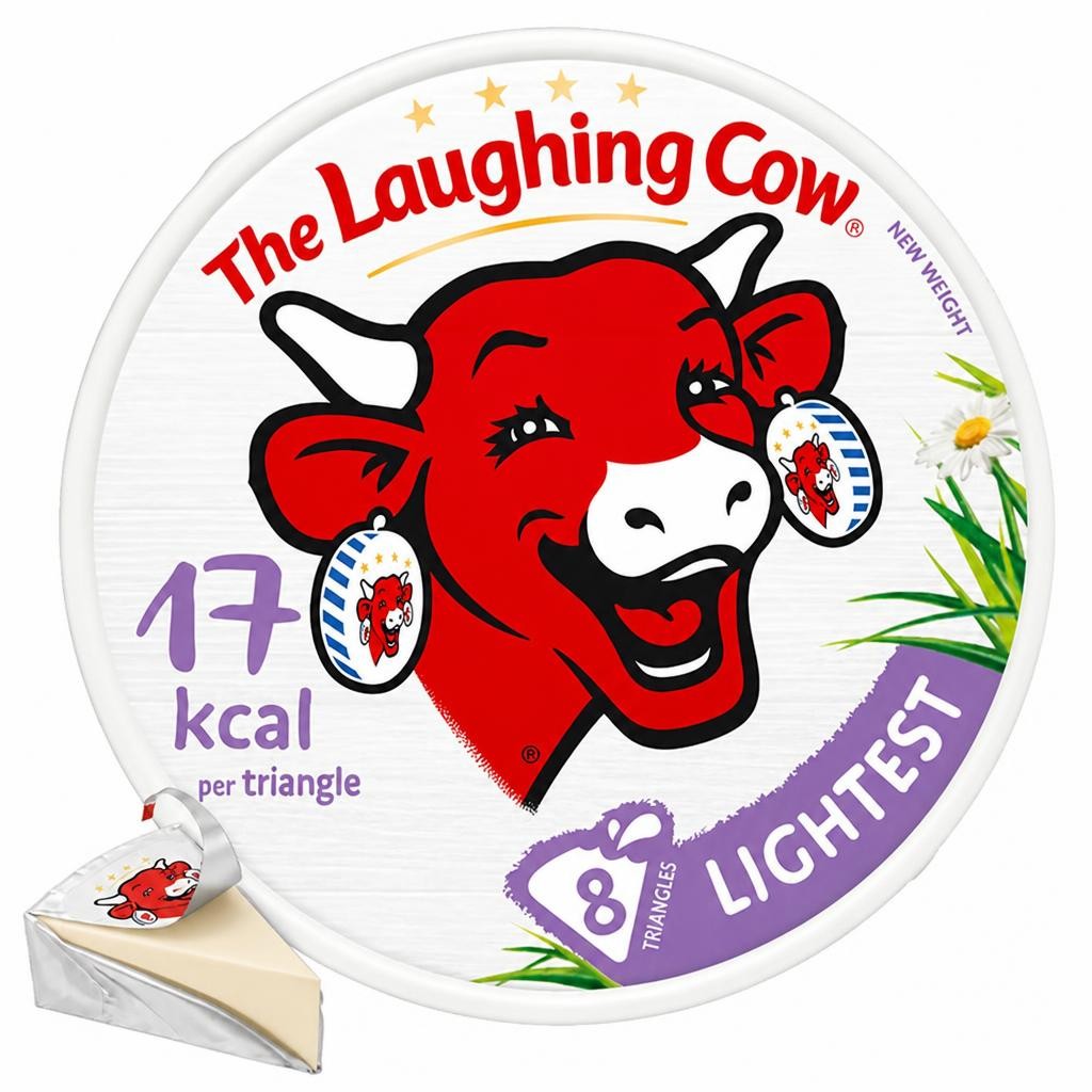 The Laughing Cow  8 Creamy Cheese Spread Lightest 120g