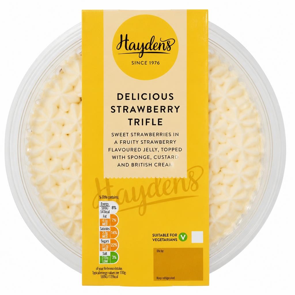 Hayden's Strawberry Trifle Dessert 472g