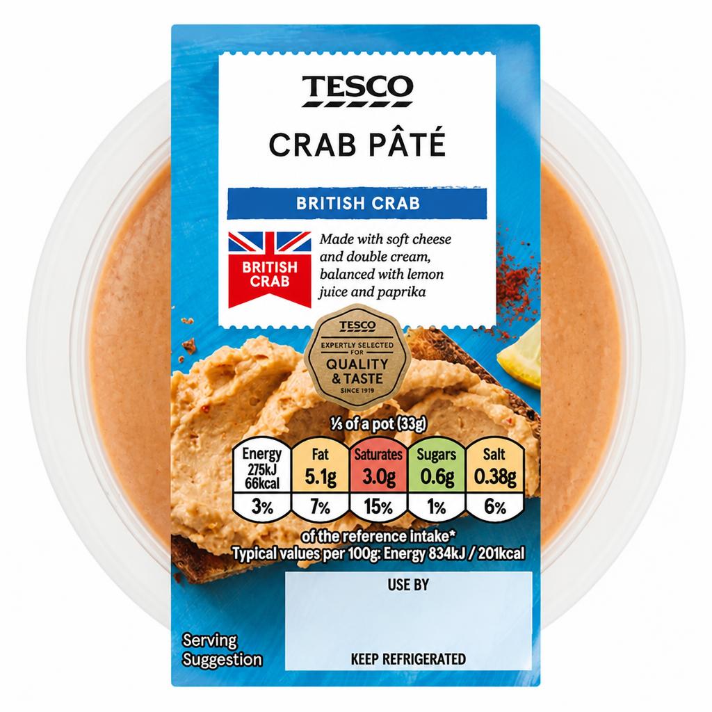 Tesco Crab Pate 100G