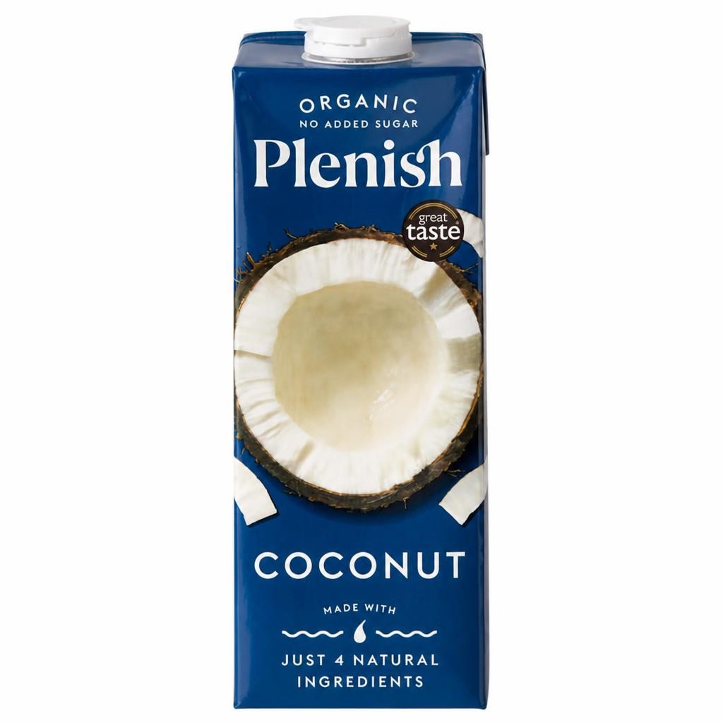 Plenish Organic Coconut Longlife Dairy Free Drink 1L