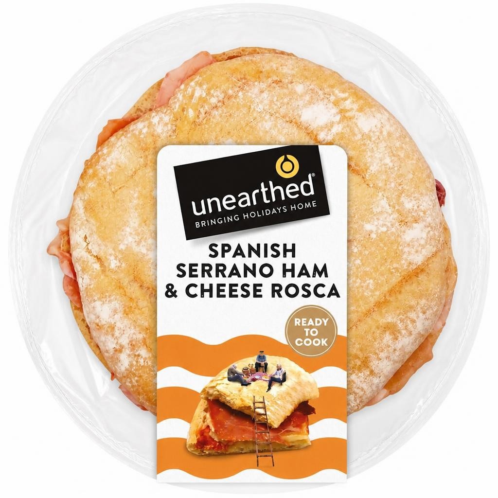 Unearthed Spanish Serrano Ham & Cheese Rosca 420g