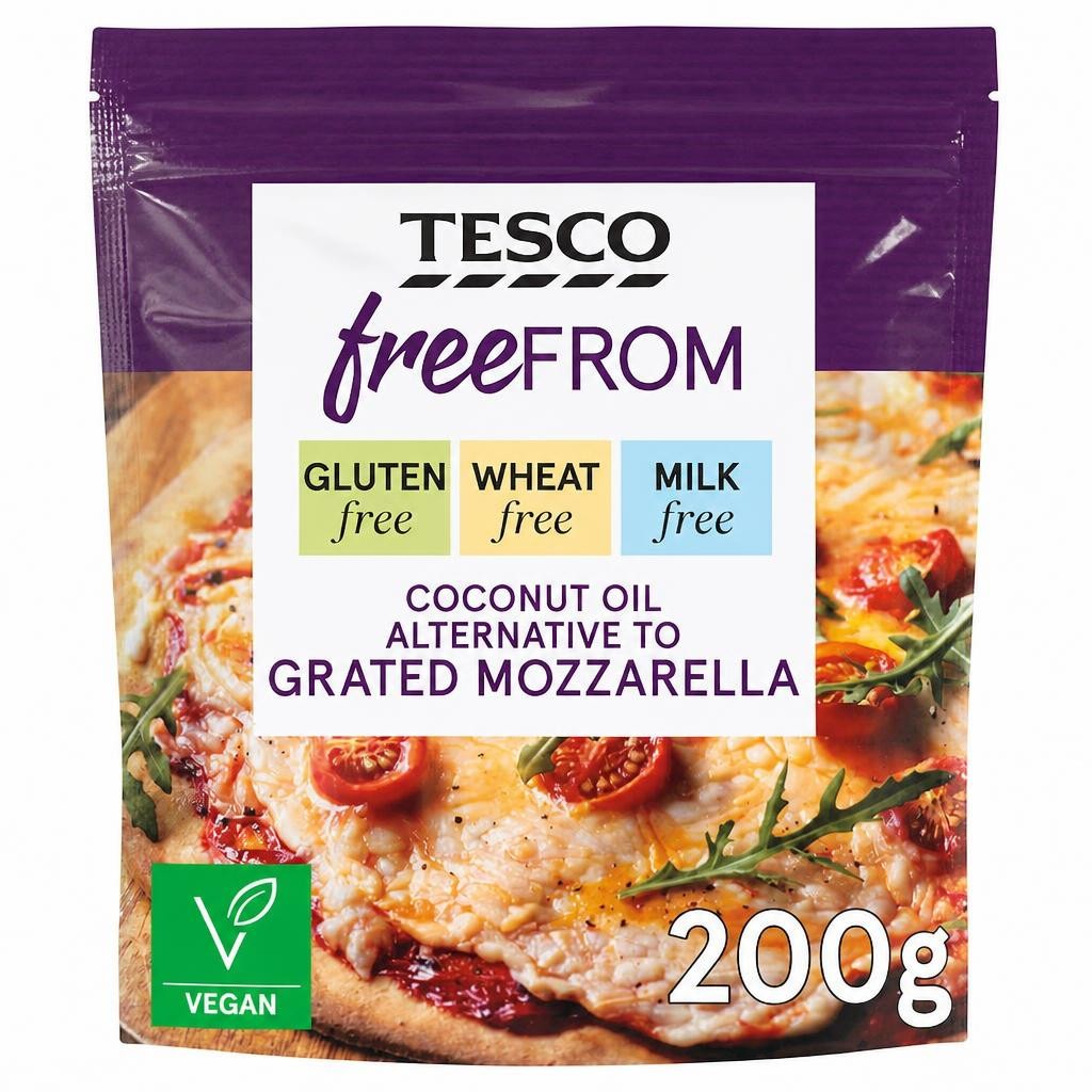 Tesco Free From Coconut Oil Alternative to Grated Mozzarella 200g