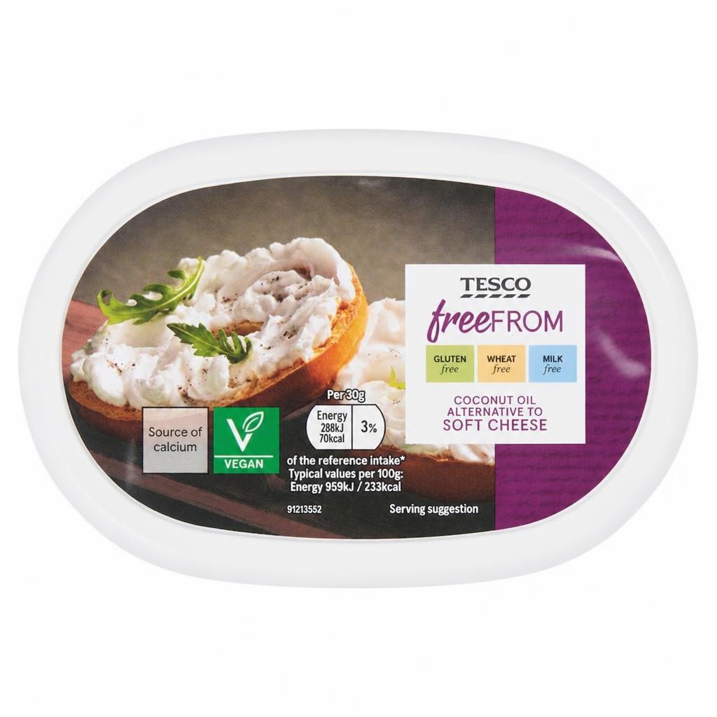Tesco Free From Coconut Oil Alternative to Soft Cheese 150g