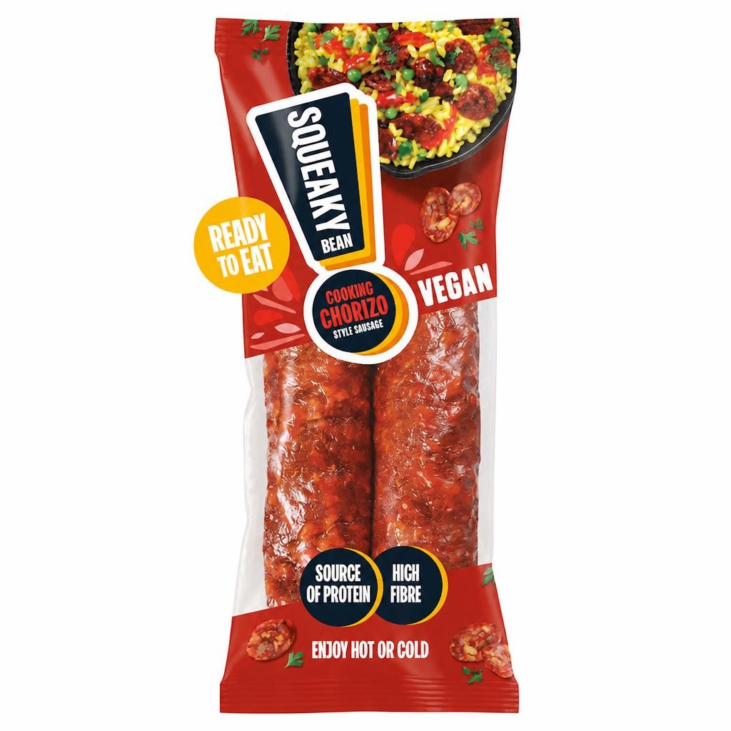 Squeaky Bean Cooking Chorizo Style Sausage 100G