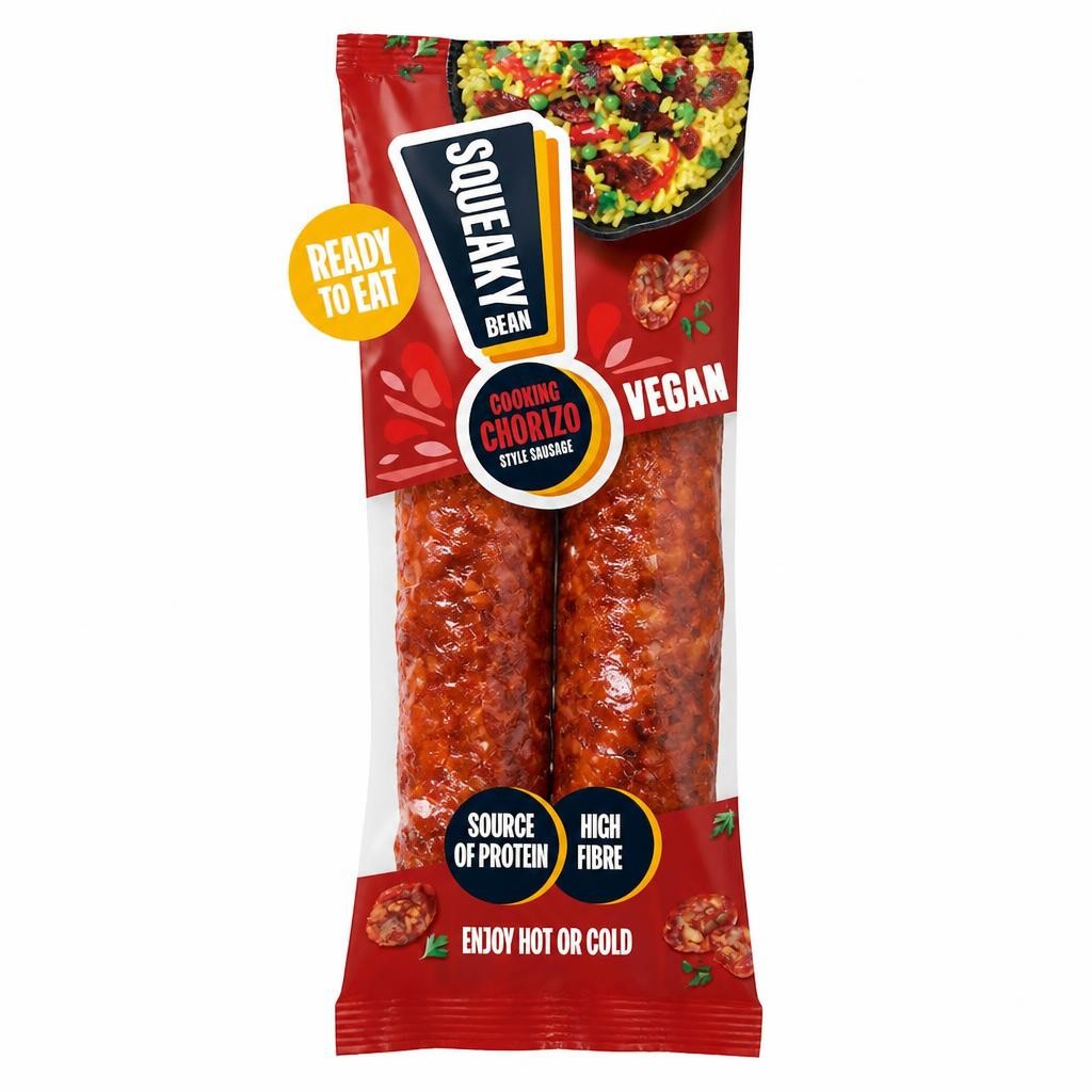 Squeaky Bean Cooking Chorizo Style Sausage 100G