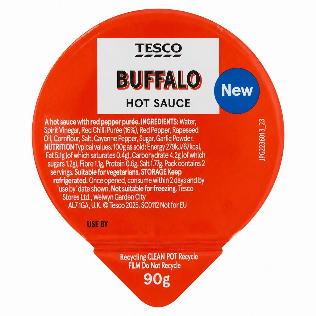 Tesco Buffalo Hot Sauce Dip 90g