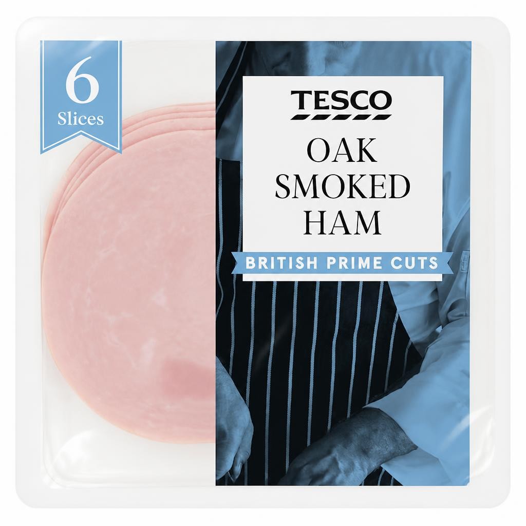 Tesco British Smoked Ham 120g