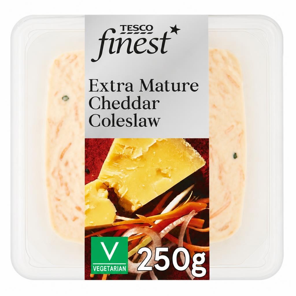 Tesco Finest Extra Mature Cheddar Coleslaw 250g