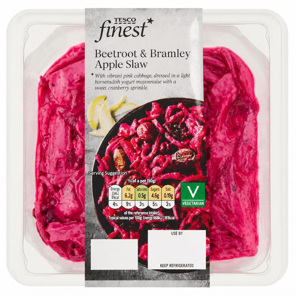 Tesco Finest Beetroot & Bramley Apple Slaw 250g