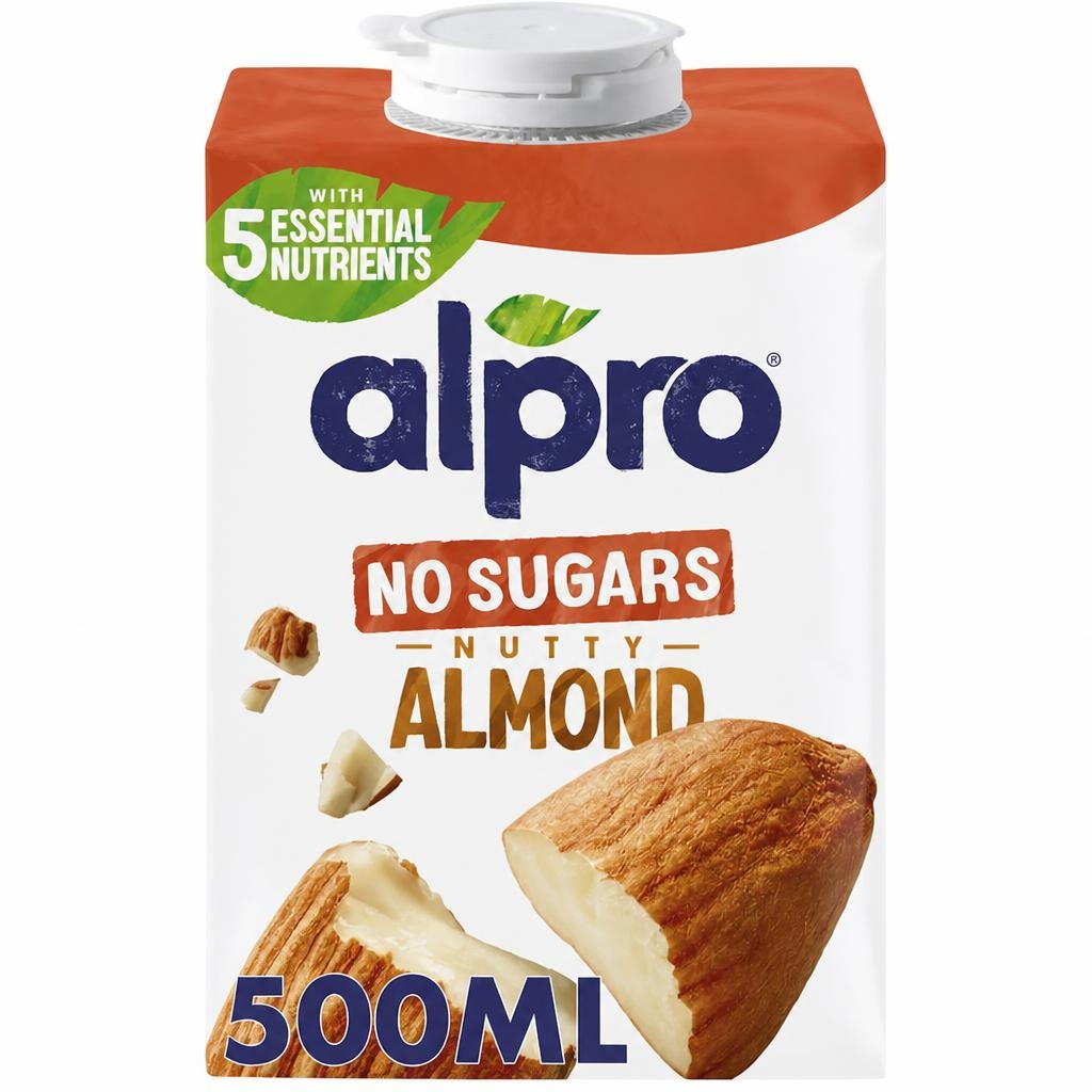 Alpro No Sugars Nutty Almond Drink 500ml