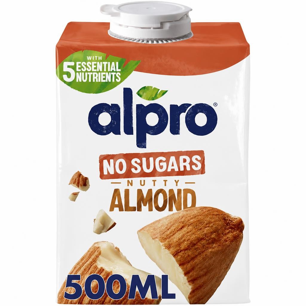 Alpro No Sugars Nutty Almond Drink 500ml