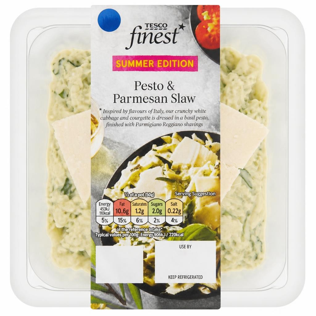 Tesco Finest Pesto & Parmesan Slaw 250g