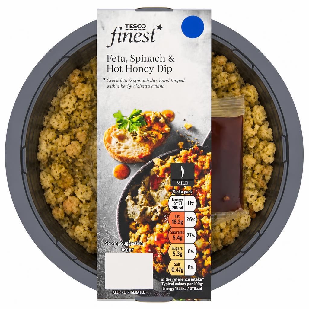 Tesco Finest Feta, Spinach & Hot Honey Dip 280g