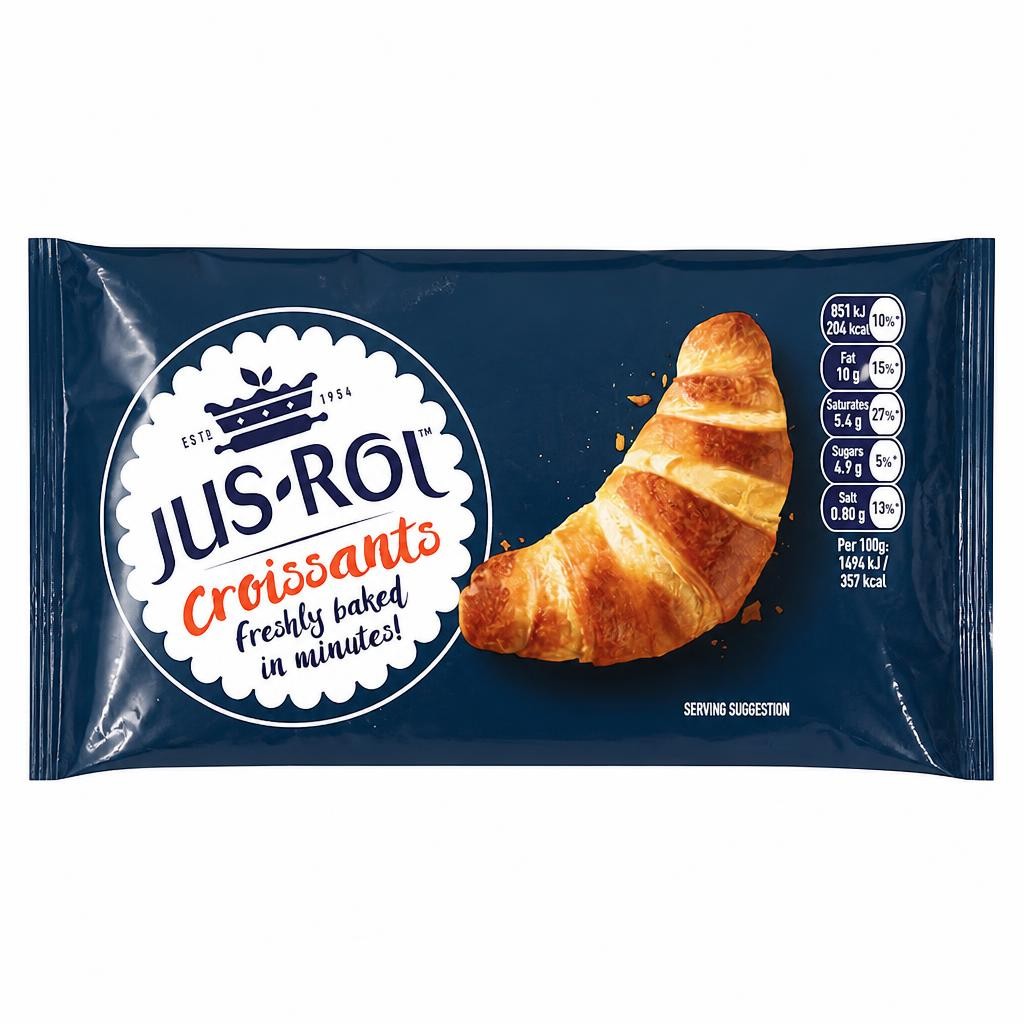 Jus-Rol Ready to Bake Croissant 6 pack 340g