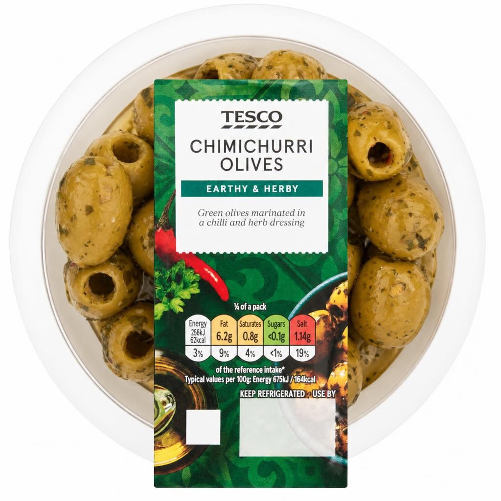 Tesco Chimichurri Olives 150g