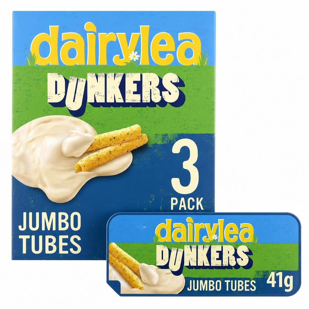 Dairylea Dunkers Jumbo Tubes Cheese Snacks 3x41g