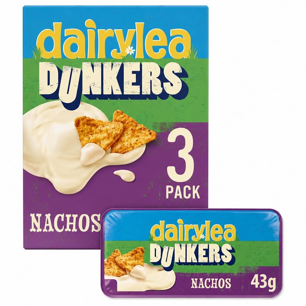 Dairylea Dunkers Nacho Cheese Snacks 3 x 43g