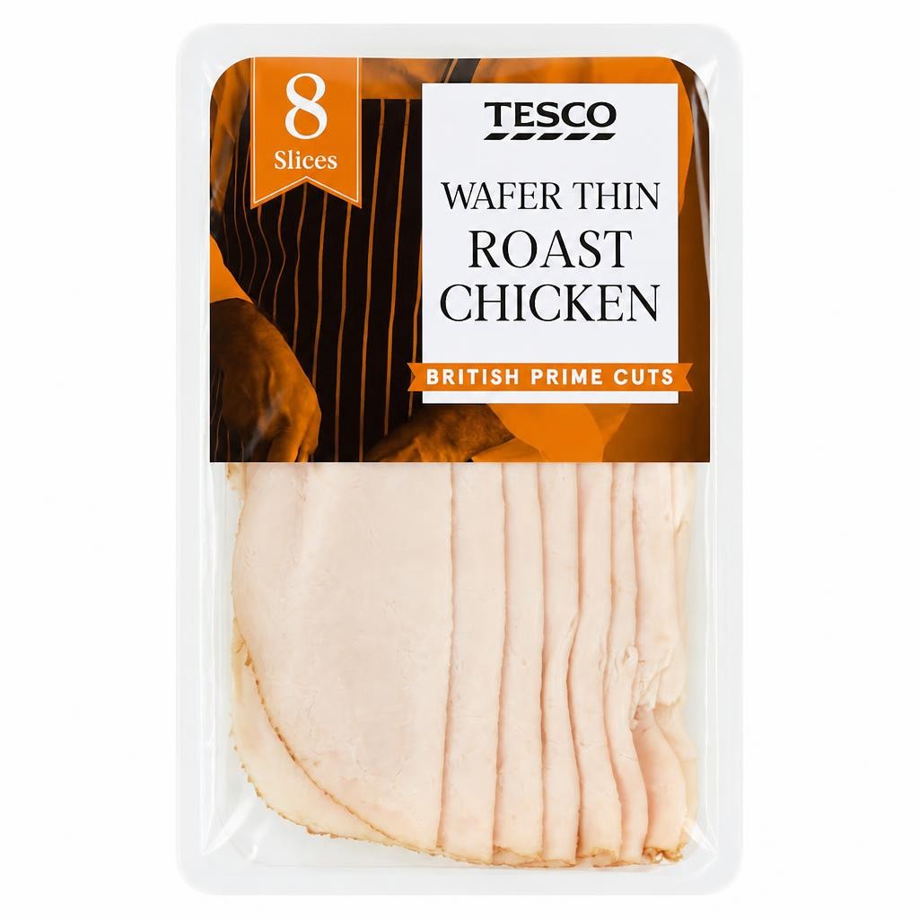 Tesco British Wafer Thin Roast Chicken Slices 120g