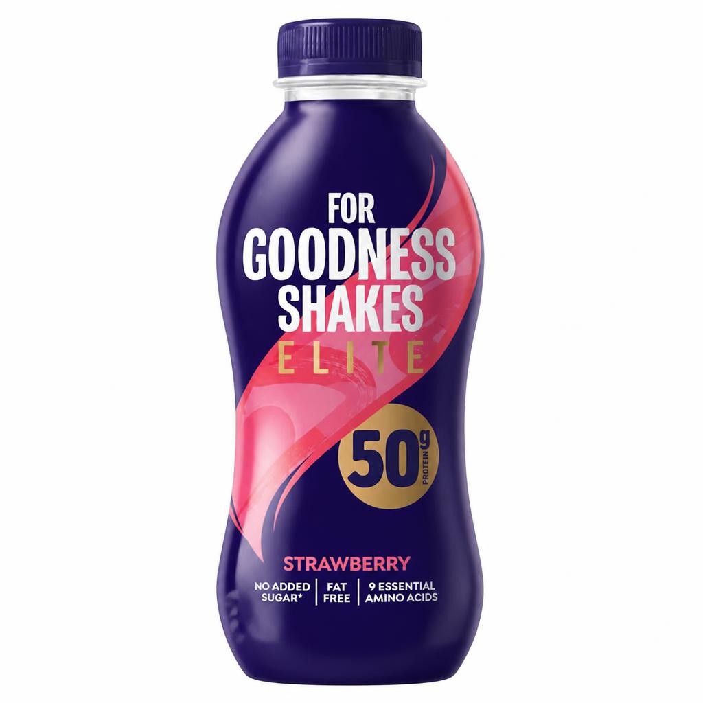 For Goodness Shakes Protein Strawberry Shake 471ml