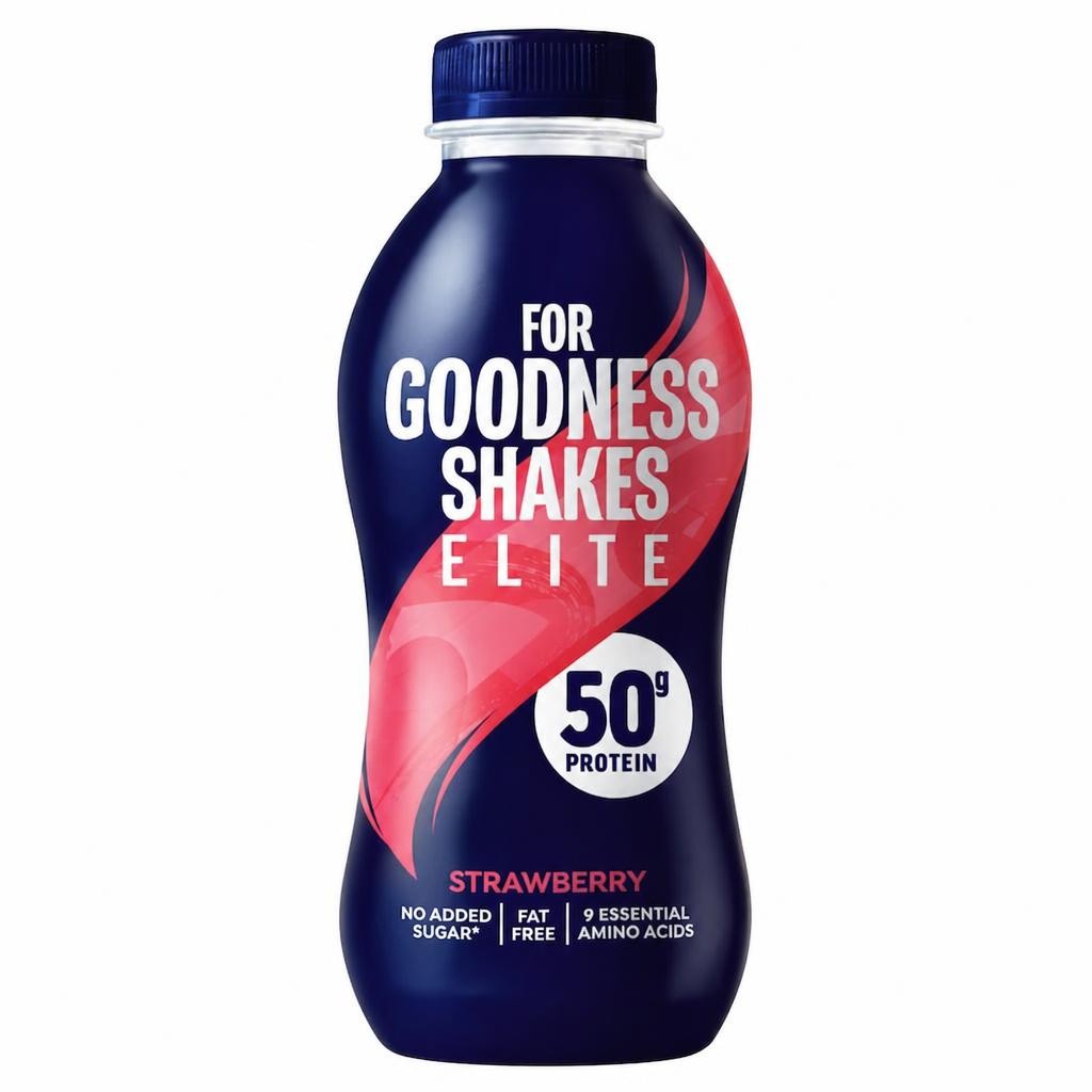 For Goodness Shakes Protein Strawberry Shake 471ml