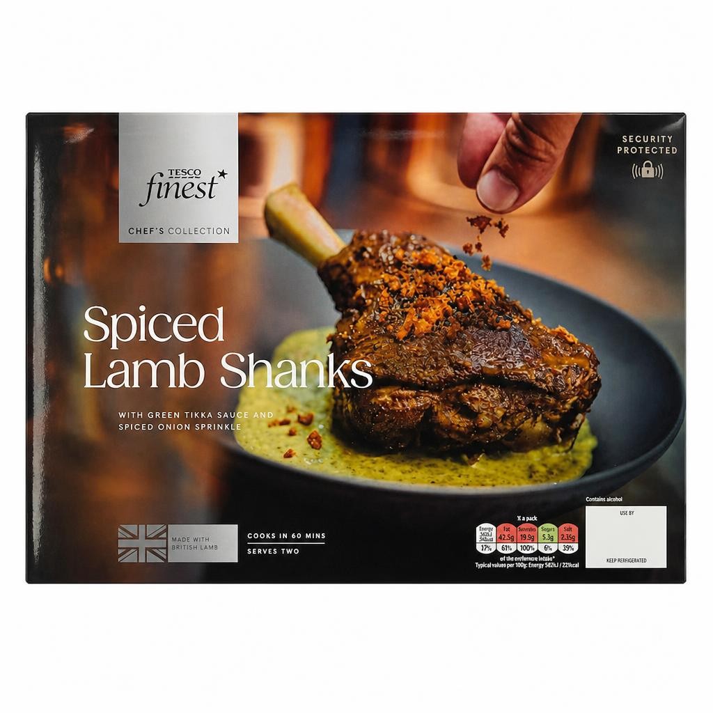 Tesco Finest Chef's Collection Spiced Lamb Shanks 995g