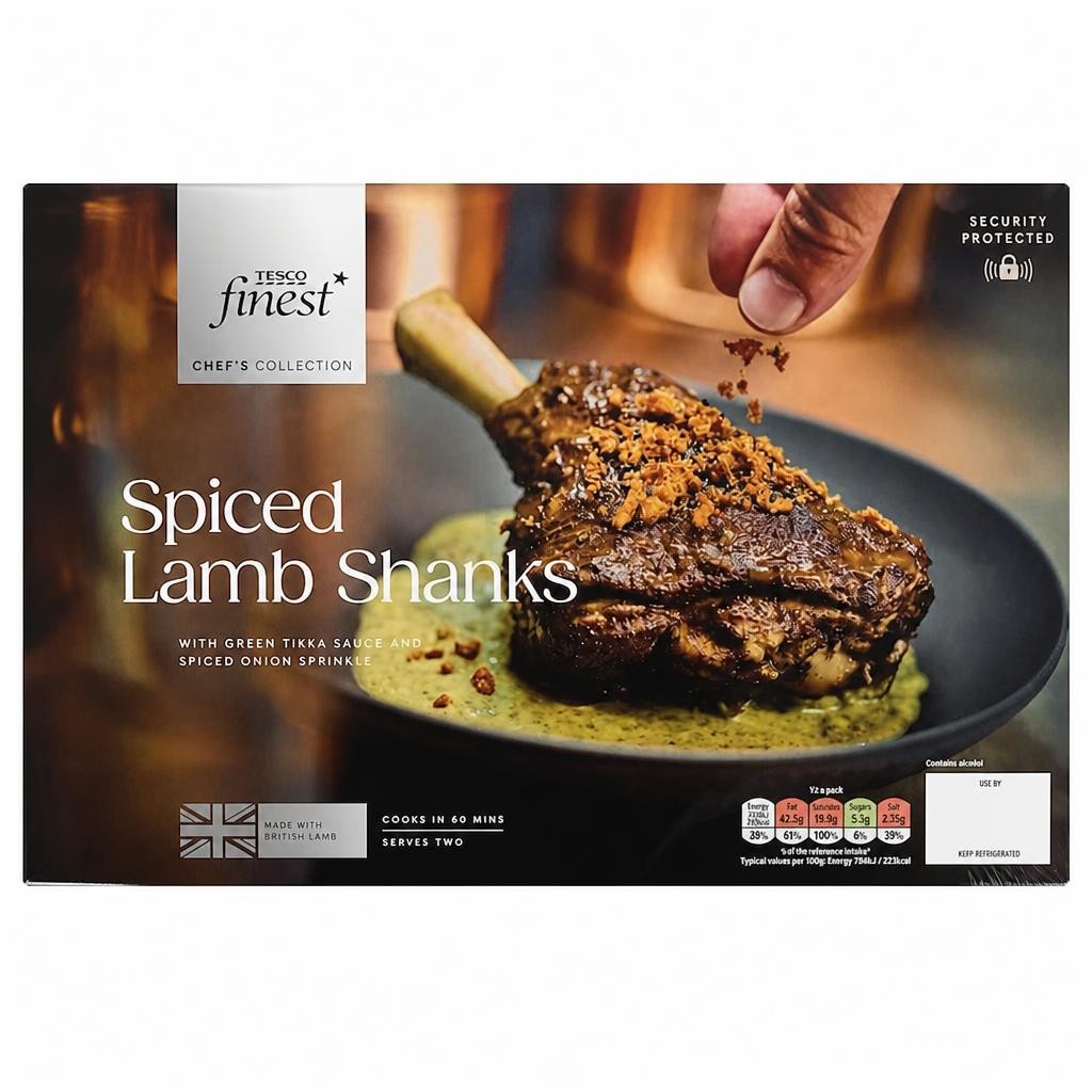 Tesco Finest Chef's Collection Spiced Lamb Shanks 995g
