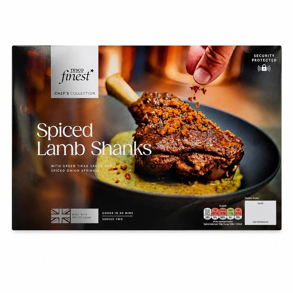 Tesco Finest Chef's Collection Spiced Lamb Shanks 995g