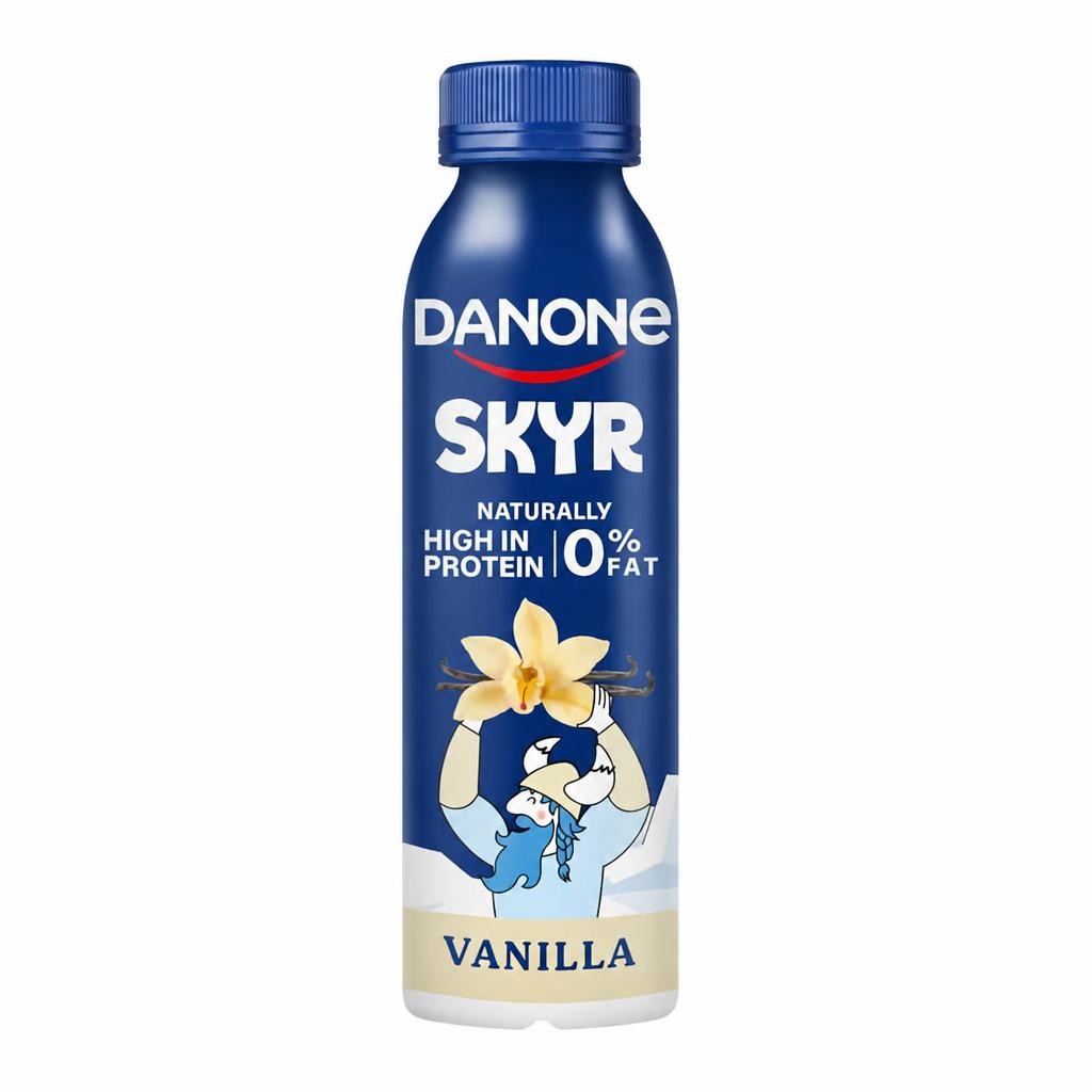 Danone Skyr 0% Fat High Protein Vanilla Yoghurt Drink 270g