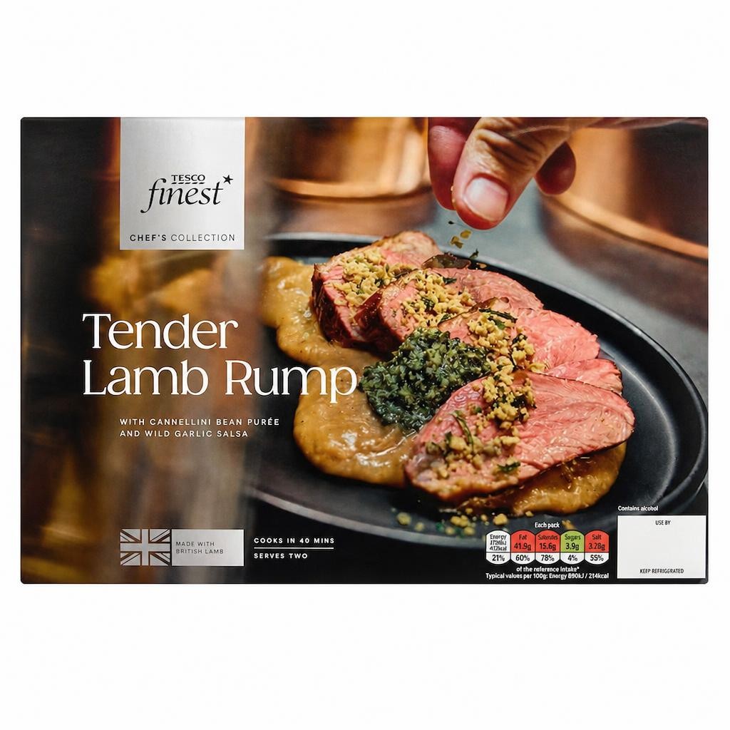 Tesco Finest Chef's Collection Tender Lamb Rump 640g